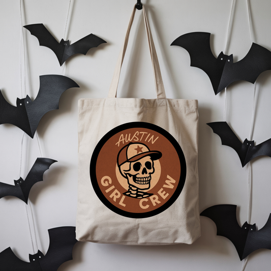 ATX Girl Crew Tote - Skeleton Edition