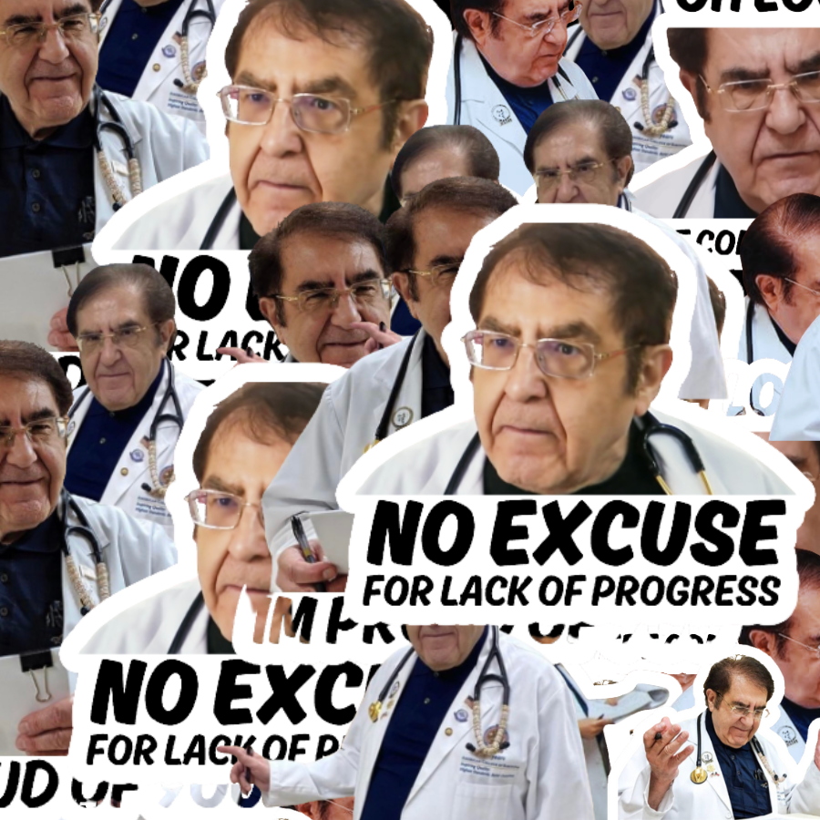 Dr. Now Set of 10 Stickers